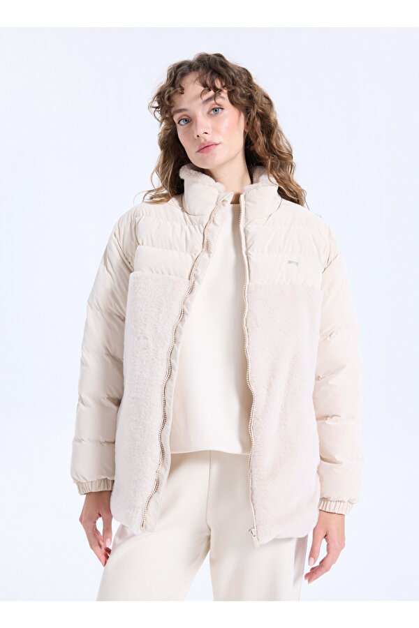 Ekru Kadın Mont J5WL-MNT7177