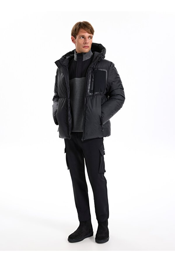 Siyah Erkek Mont J5WM-MNT7695