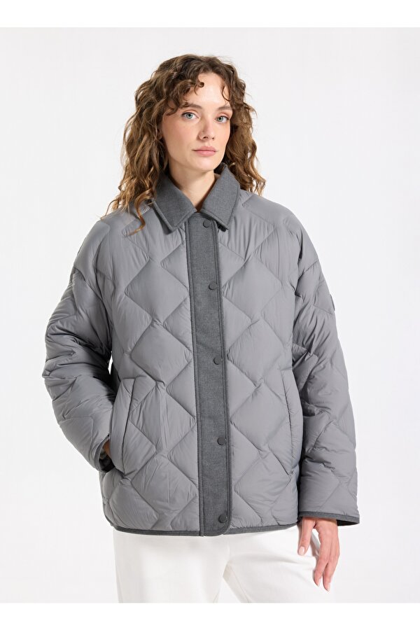 Antrasit Kadın Mont J5WL-MNT7162