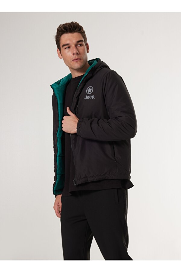 Yeşil - Siyah Erkek Mont J4WM-MNT7306