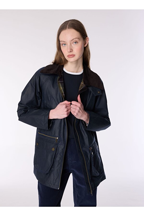 Lacivert Kadın Mont J4WL-MNT7057