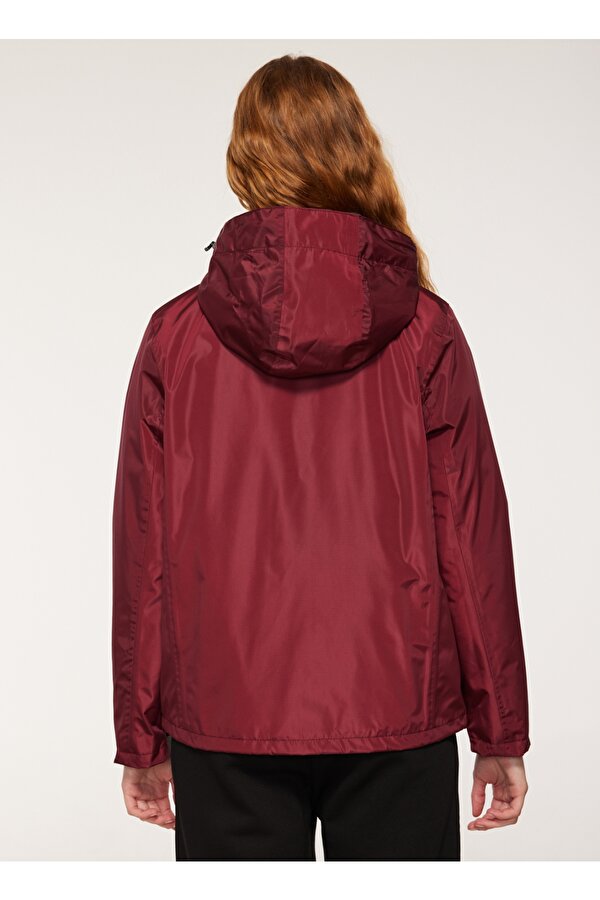 D3WL-MNT11 Bordo Düz Kadın Mont