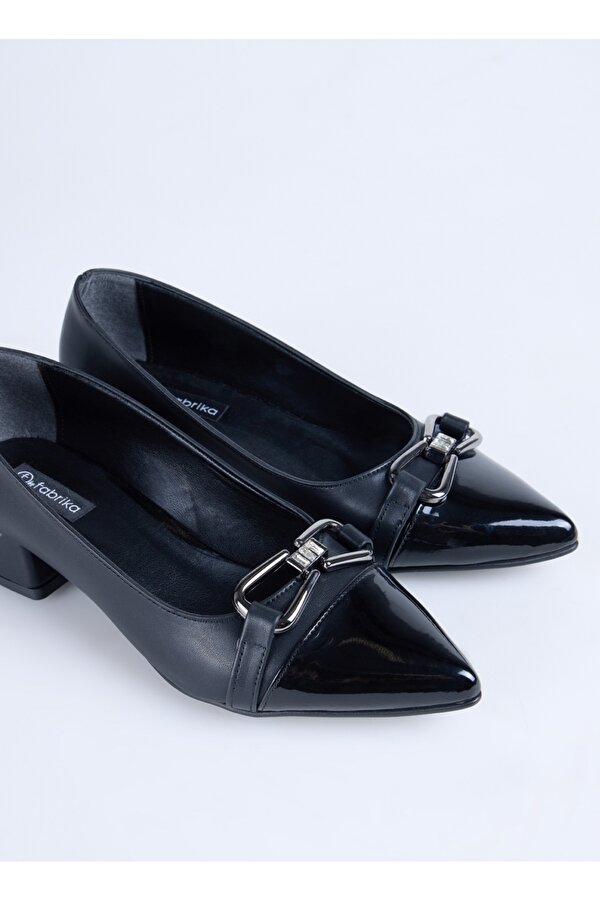 Siyah Kadın Topuklu Ayakkabı TICA