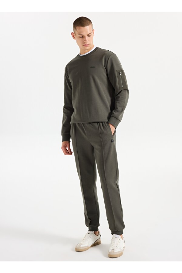 Haki Erkek Standart Kalıp  Eşofman Altı J4WM-EA7226