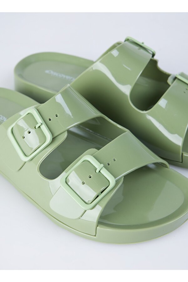 Haki Kadın Plaj Terliği ASULA