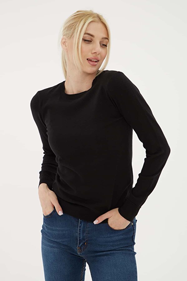 Bayan Kazak 25K0777K1 SİYAH