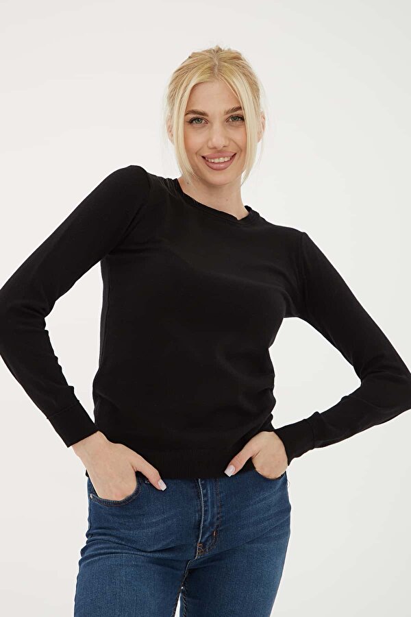 Bayan Kazak 25K0777K1 SİYAH