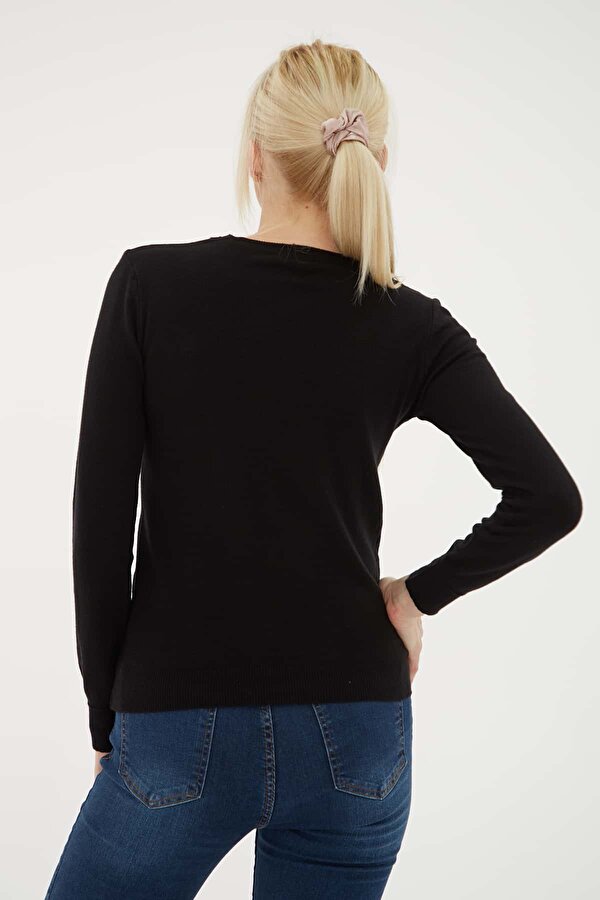 Bayan Kazak 25K0777K1 SİYAH