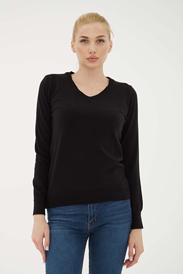 Bayan Kazak 25K0778K1 SİYAH