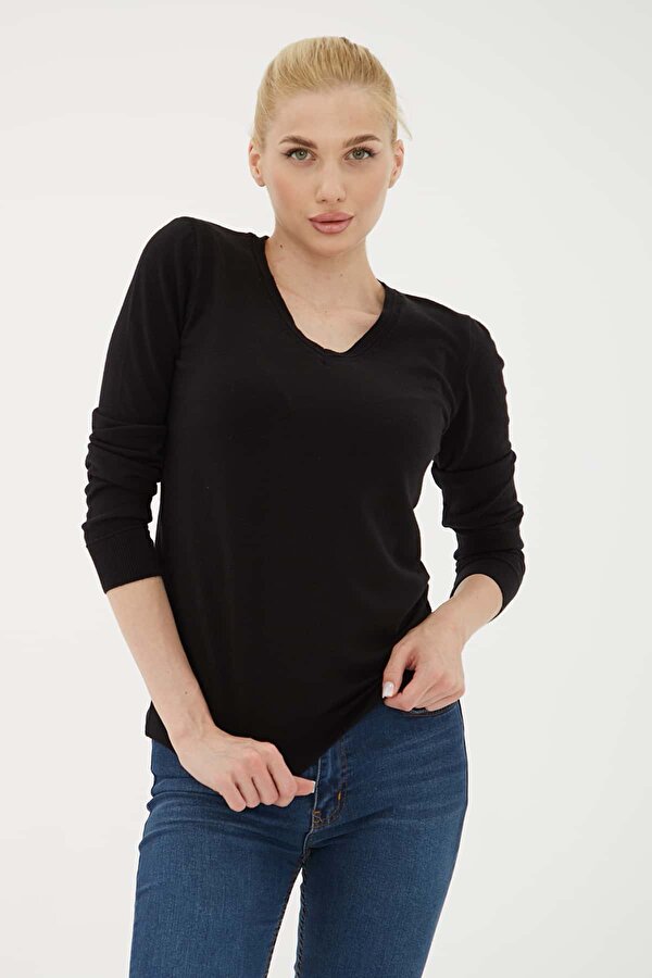 Bayan Kazak 25K0778K1 SİYAH