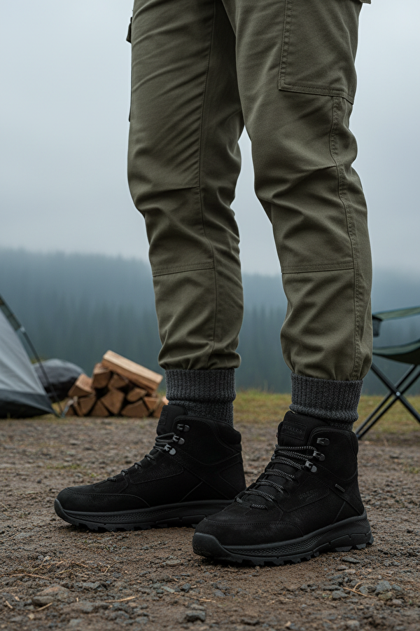 237316 4PR Siyah Erkek Outdoor Bot