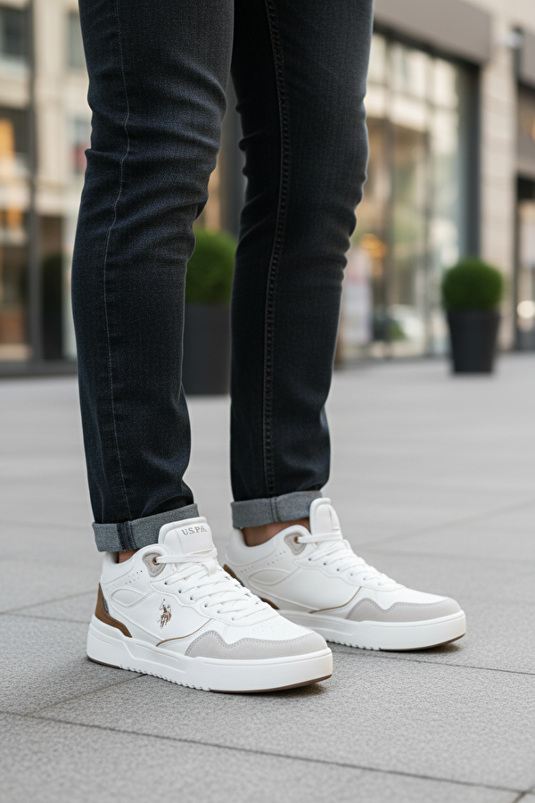 NARUNA 5PR Beyaz Erkek High Sneaker