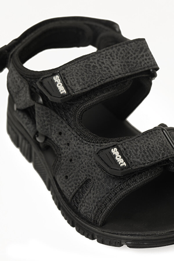 PORS.P 6FX Siyah Erkek Çocuk Sandalet