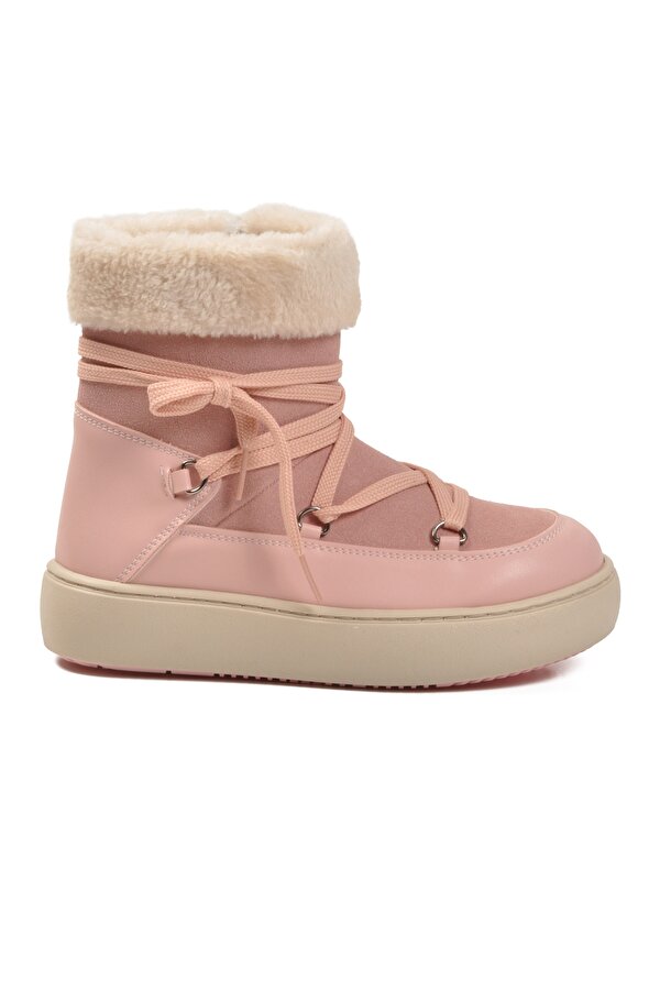 Pudra İçi Polarlı Kaymaz Kız Çocuk Bot Selis F