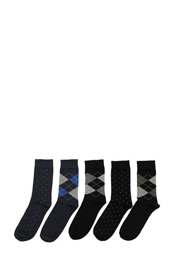 PRISM 5LI SKT-M 5PR Çok Renkli Erkek Soket Çorap