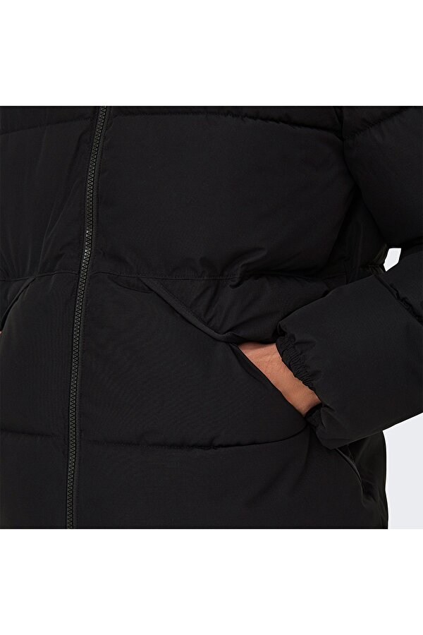 Pack Life Puffer Erkek Siyah Dik Yaka Mont