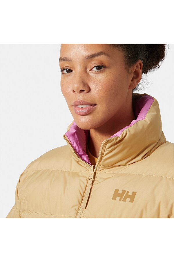 Yu 23 Reversible Puffer Kadın Dik Yaka Mont