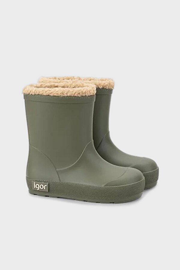 Unisex Çocuk Yağmur Çizmesi W10306 KAKİ