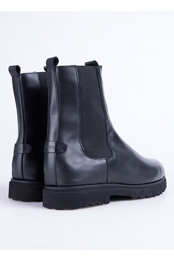 Siyah Erkek Deri Bot YODER-BOWEN