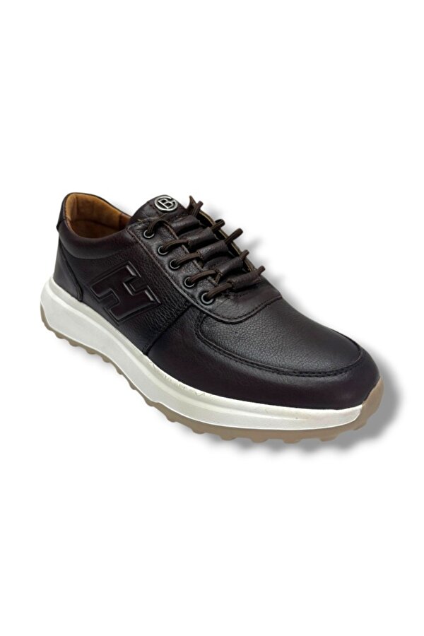 2006-26 Hakiki Deri Lastik Bağlı Anatomik Erkek Ayakkabı