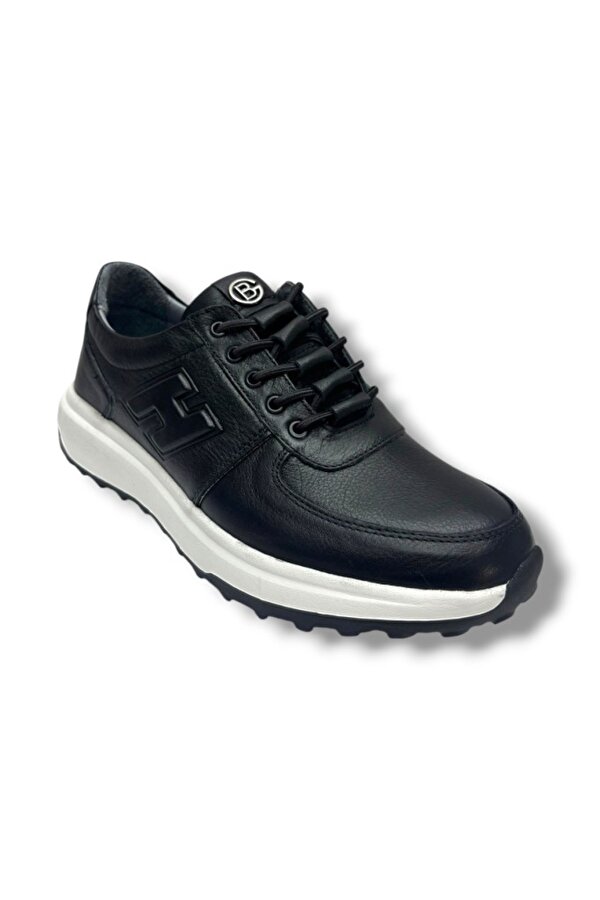 2006-26 Hakiki Deri Lastik Bağlı Anatomik Erkek Ayakkabı