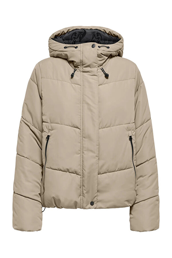 Kadın Onlmaggı Kapüşonlu Şişme Mont 15349123 Vizon