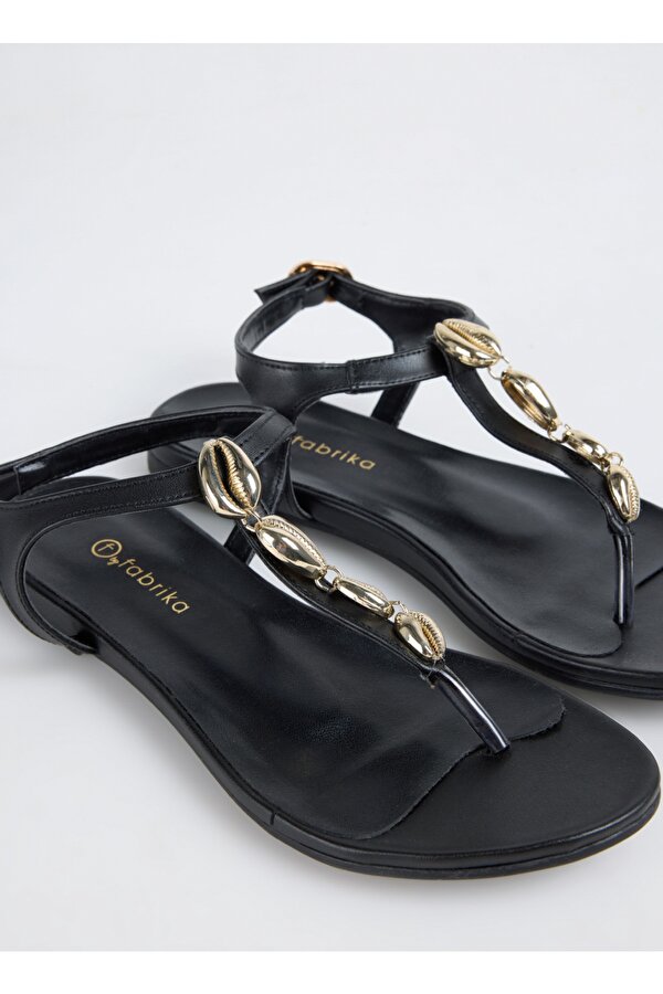 Siyah Kadın Sandalet LULE