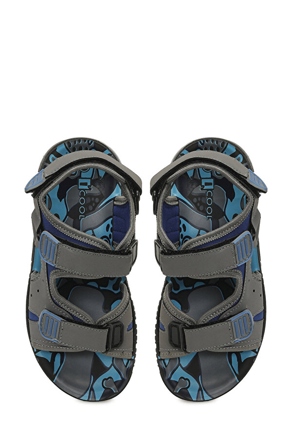 PORS.F6FX GRI Erkek Çocuk Sandalet