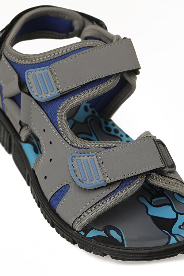 PORS.F6FX GRI Erkek Çocuk Sandalet