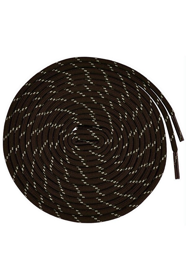 Kahverengi Kırçıllı Yuvarlak Bot Bağcığı