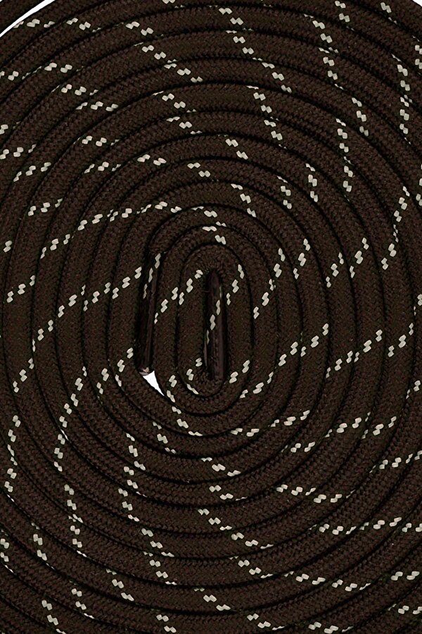 Kahverengi Kırçıllı Yuvarlak Bot Bağcığı