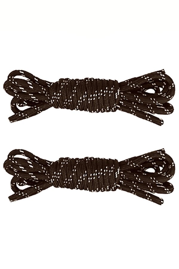 Kahverengi Kırçıllı Yuvarlak Bot Bağcığı