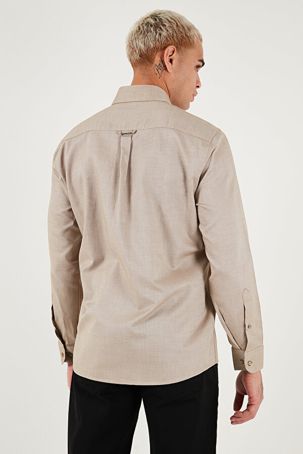 Erkek Gömlek G081SZ0042225643 HAKİ