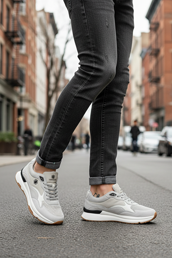 LEON 5FX Gri Erkek Sneaker