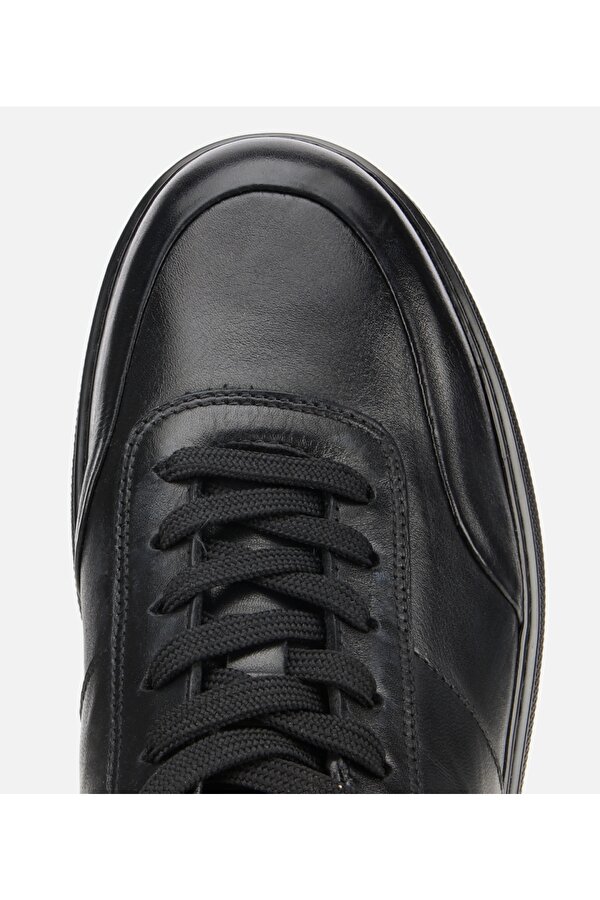 Erkek Deri Siyah Yumuşak Dokulu Günlük Ayakkabı
