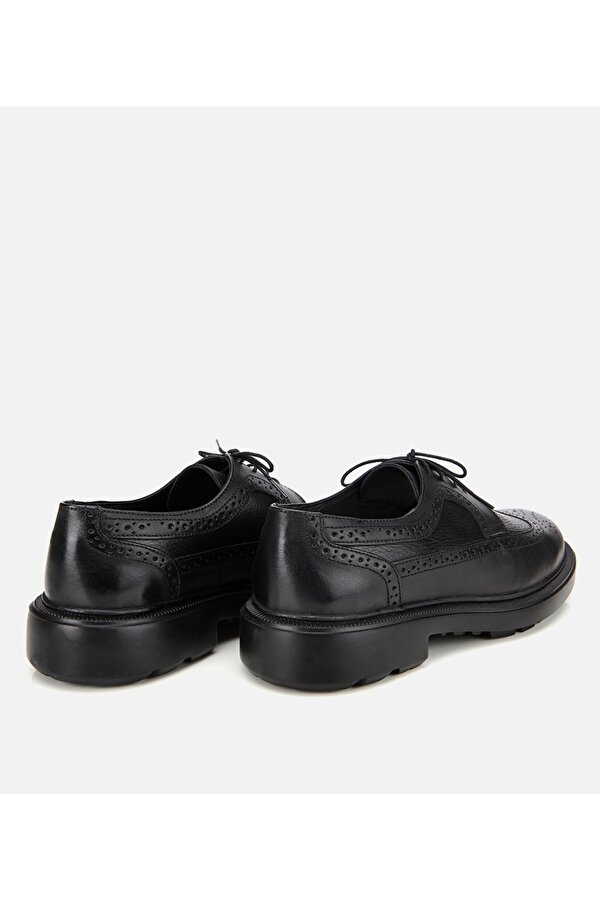 Erkek Deri Siyah Yumuşak Dokulu Günlük Ayakkabı