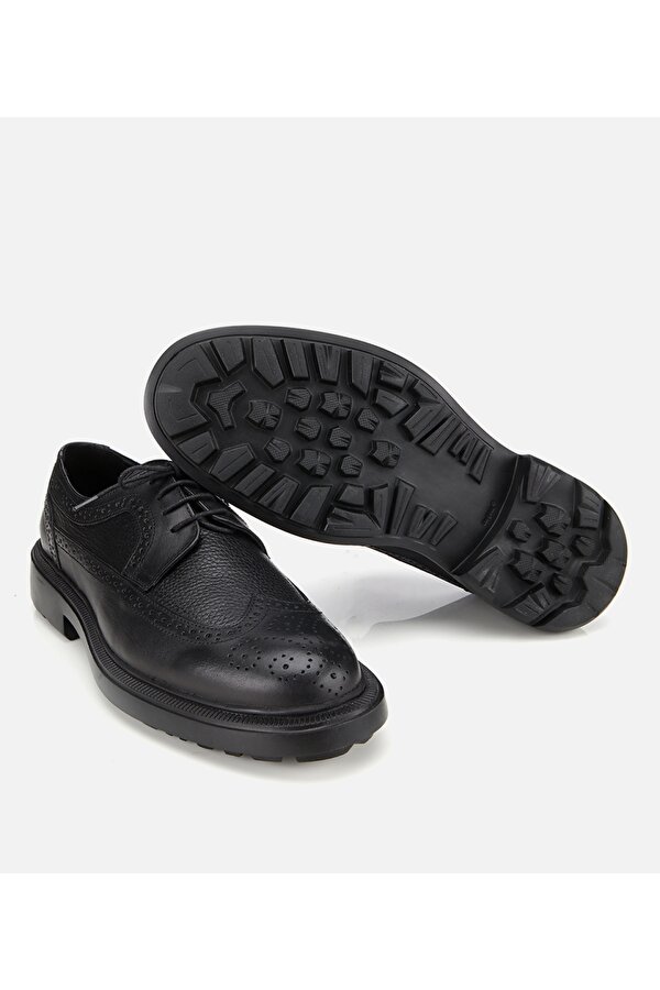 Erkek Deri Siyah Yumuşak Dokulu Günlük Ayakkabı