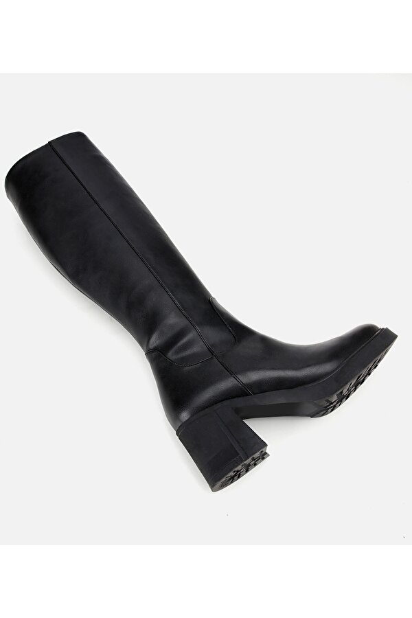 Kadın Siyah Yüksek Topuklu Çizme