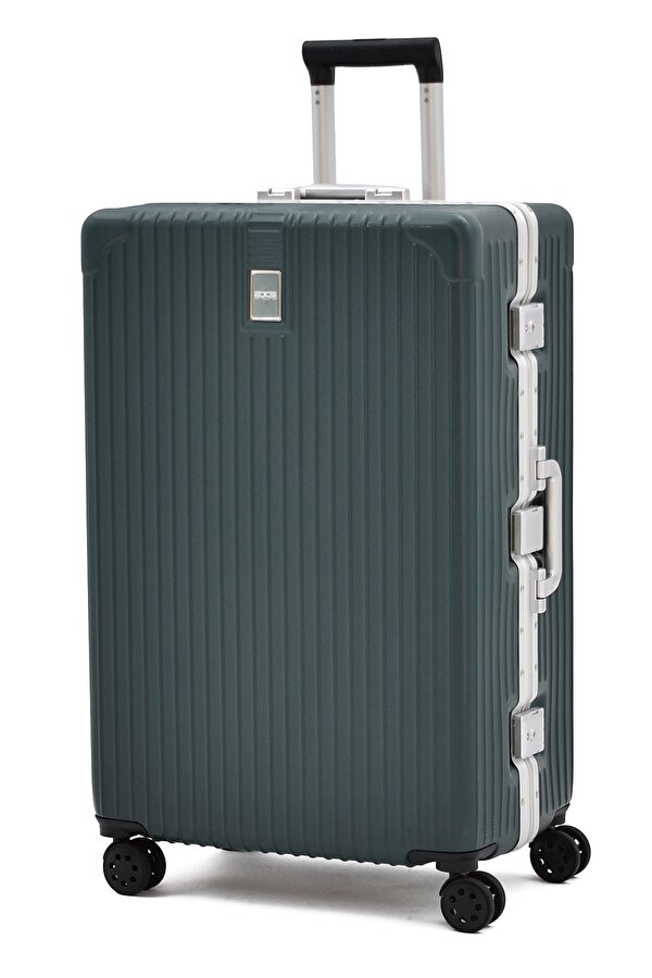 Alüminyum Alaşımlı Büyük Boy Valiz – TSA Kilitli, Ultra Dayanıklı Sert Kabuk, 360° Sessiz Tekerlek