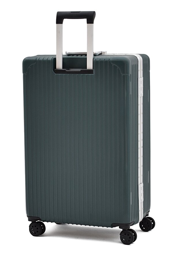 Alüminyum Alaşımlı Büyük Boy Valiz – TSA Kilitli, Ultra Dayanıklı Sert Kabuk, 360° Sessiz Tekerlek