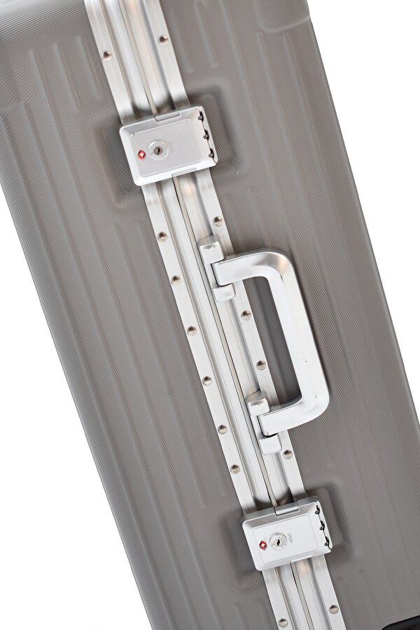 Alüminyum Alaşımlı Büyük Boy Valiz – TSA Kilitli, Ultra Dayanıklı Sert Kabuk, 360° Sessiz Tekerlek