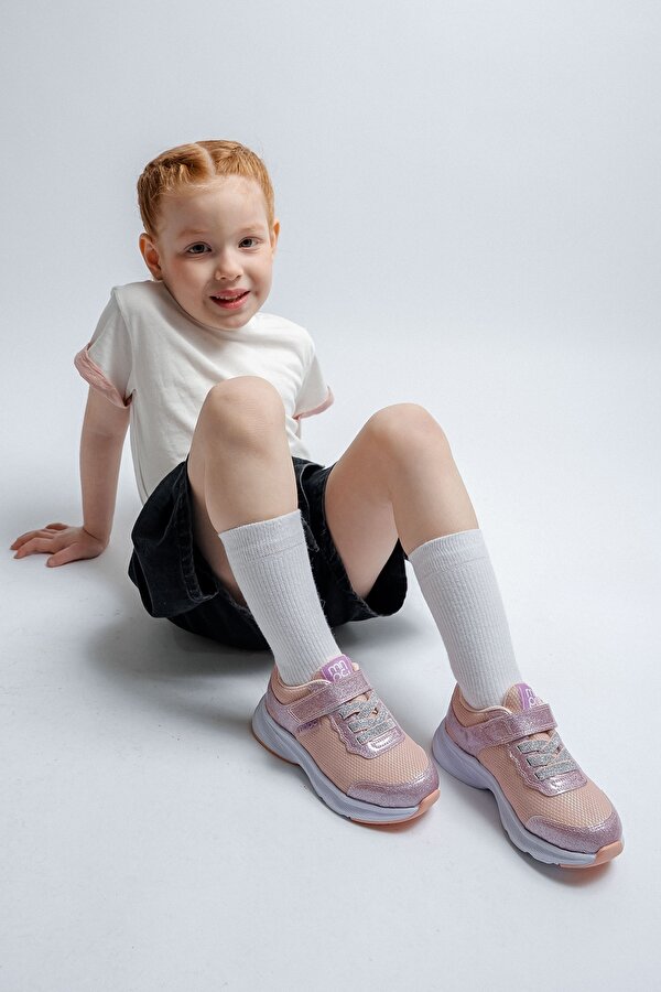 Kız Çocuk Pembe Günlük Spor Ayakkabı