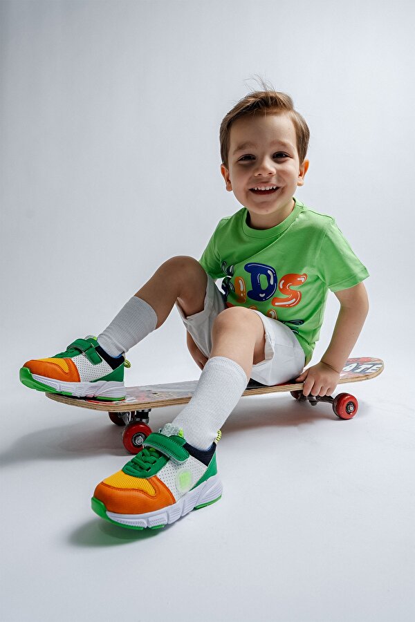 Erkek Çocuk Turuncu Günlük Spor Ayakkabı