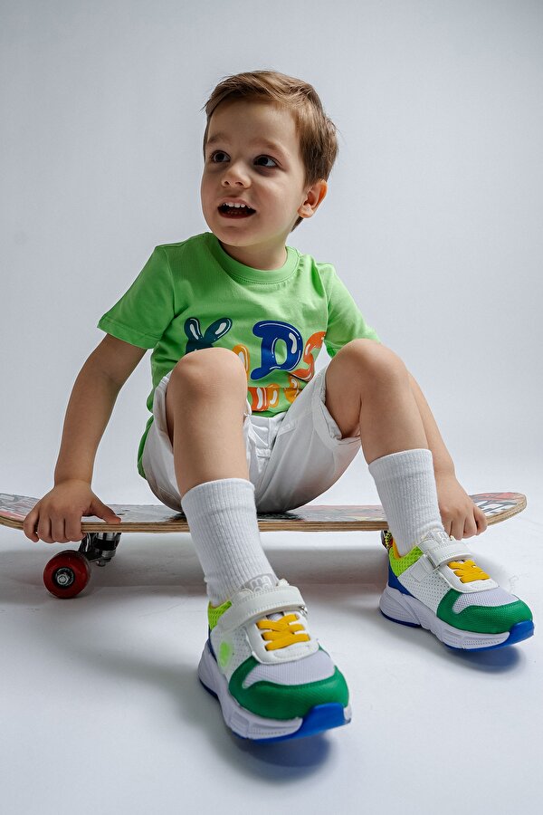 Erkek Çocuk Yeşil Günlük Spor Ayakkabı