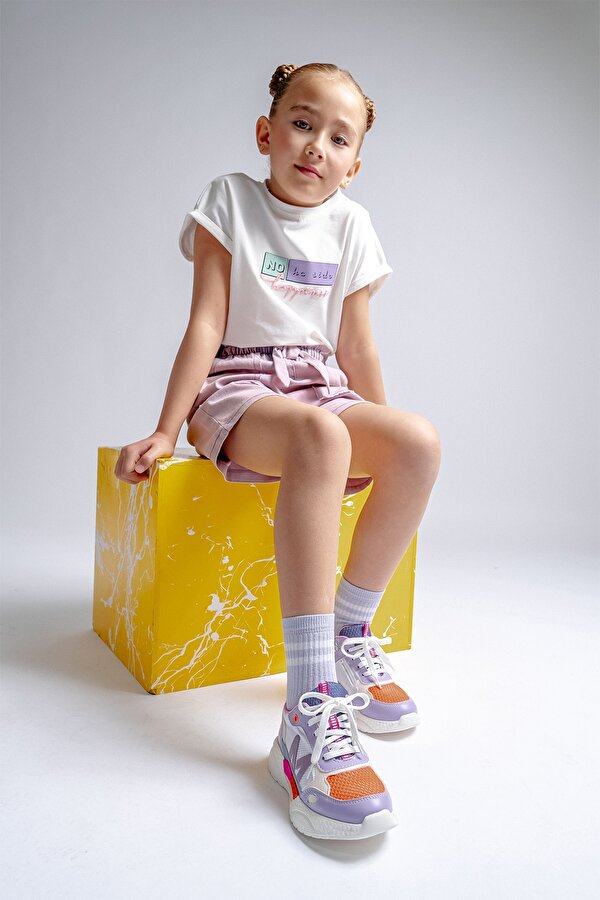 Kız Çocuk Lila Günlük Spor Ayakkabı