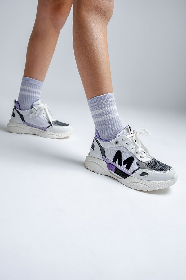 Kız Çocuk Beyaz Günlük Spor Ayakkabı