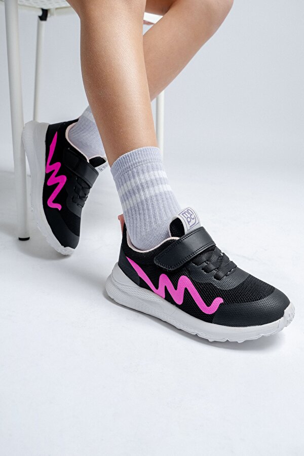 Kız Çocuk Siyah Spor Ayakkabı