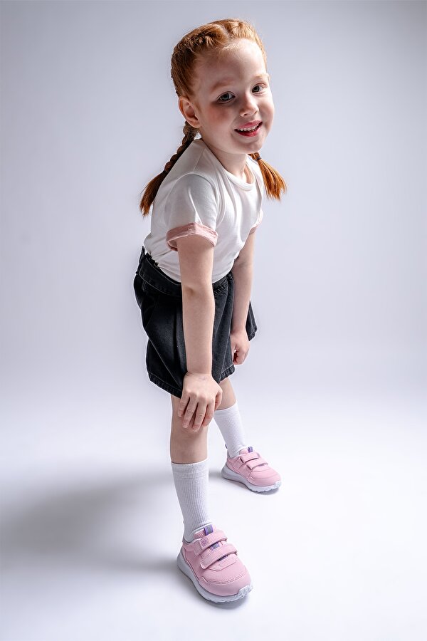 Kız Çocuk Pudra Günlük Spor Ayakkabı