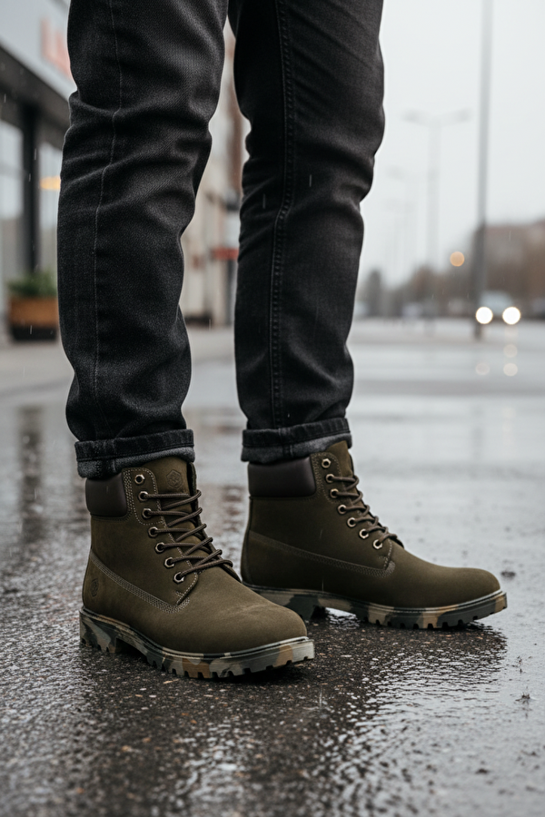 RIVER 5PR Haki Erkek Worker Bot