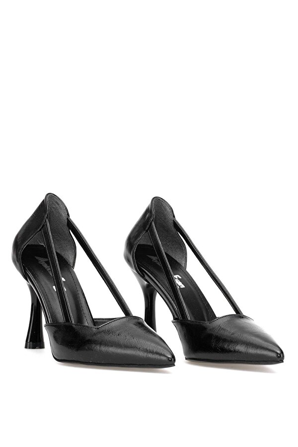 Elit 25KMST1302C Kadın Klasik Topuklu ayakkabı Siyah